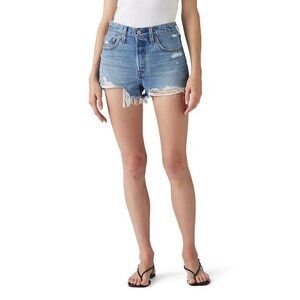 Women's Levi's® 501™ Original Jean Shorts Color: Blow Big Horns Size: 31(US 12)M